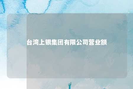 台湾上银集团有限公司营业额 